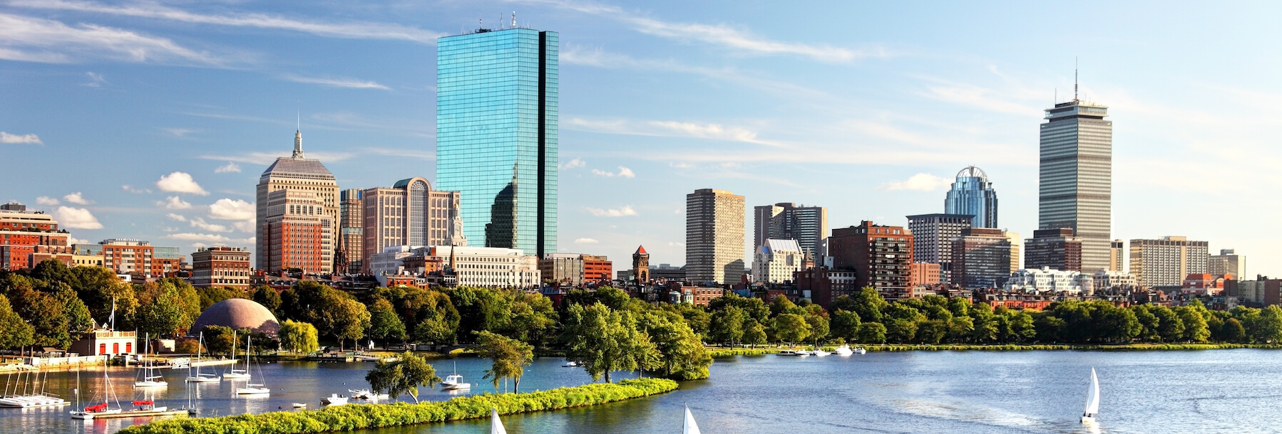 Skyline of the City of Boston 
