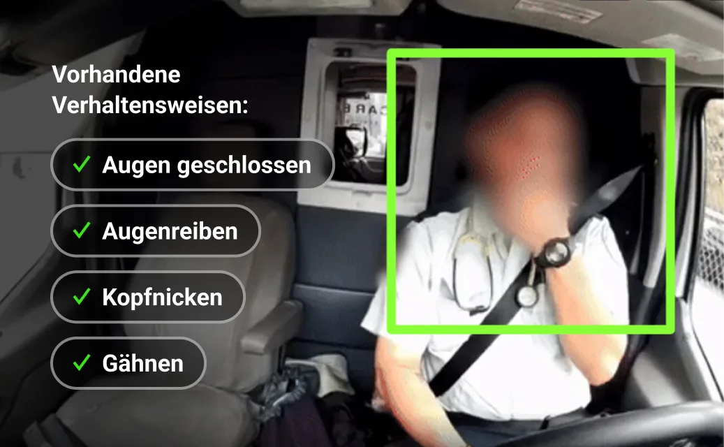 Müdigkeitserkennung durch Verhalten