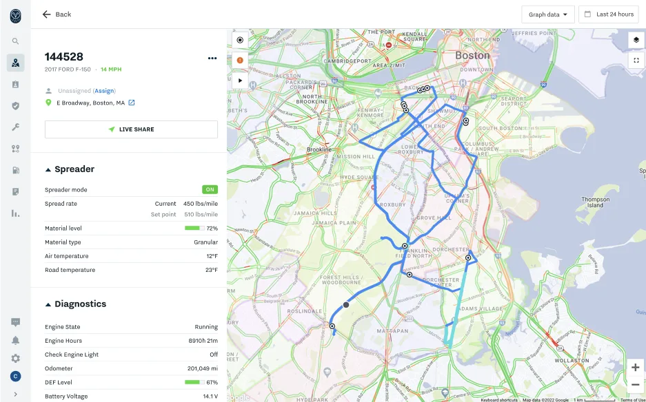 Coverage Map Live Share