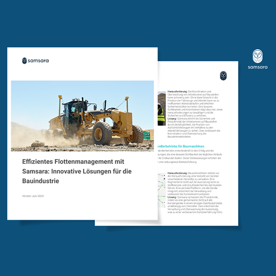 Efficiënt vlootbeheer voor de bouwsector