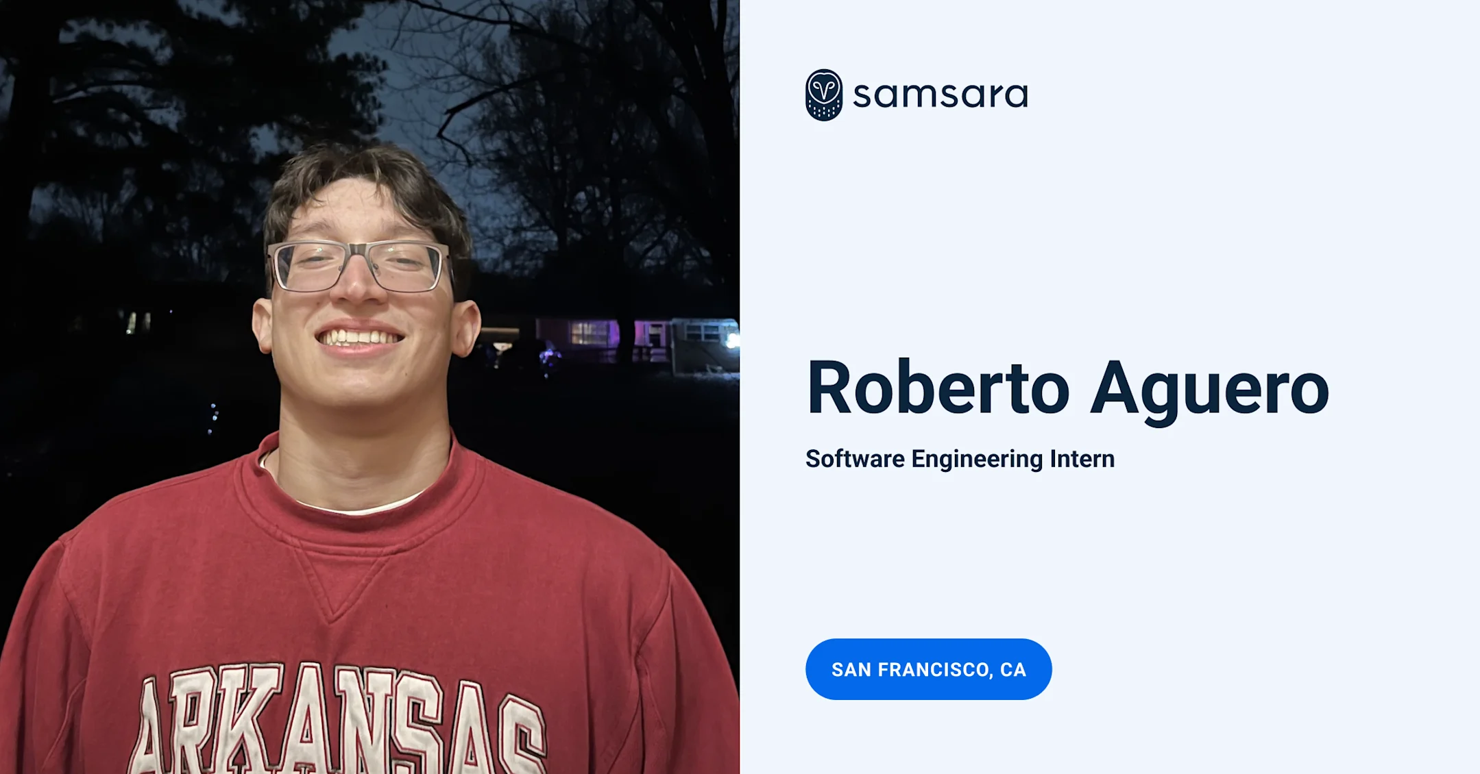 Roberto Aguero, Software Engineering Intern