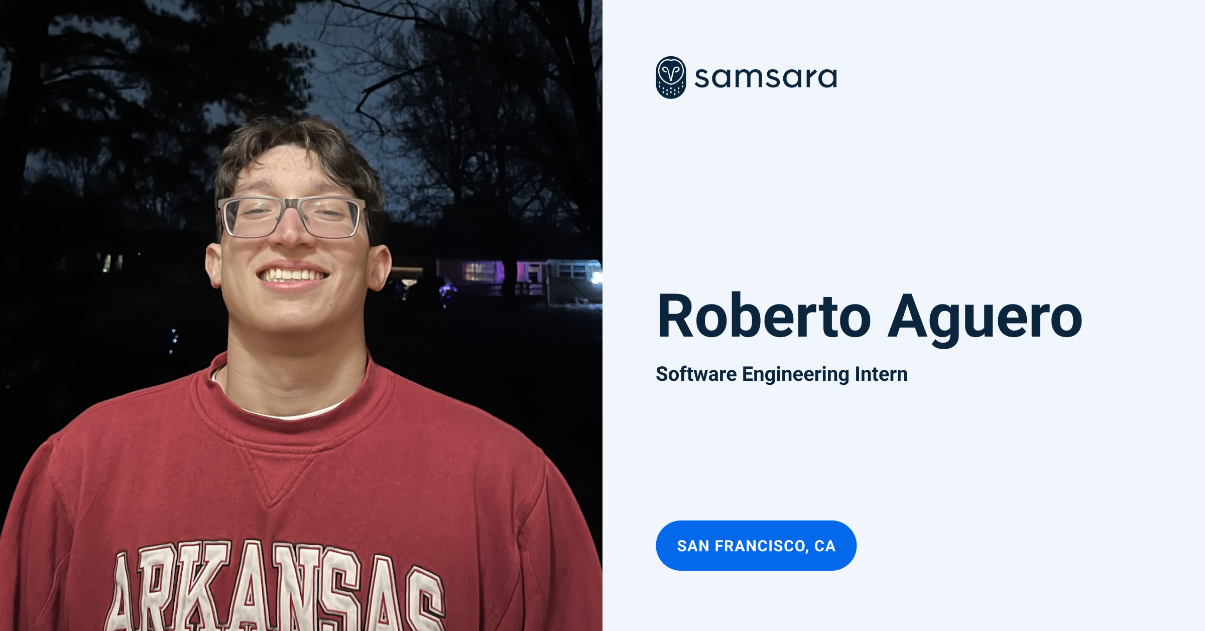 Roberto Aguero, Software Engineering Intern