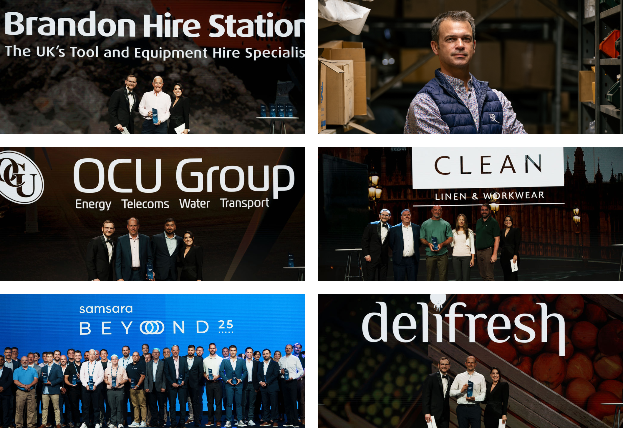 See last year Samsara Connected Operations Award winners at Samsara Beyond 2024