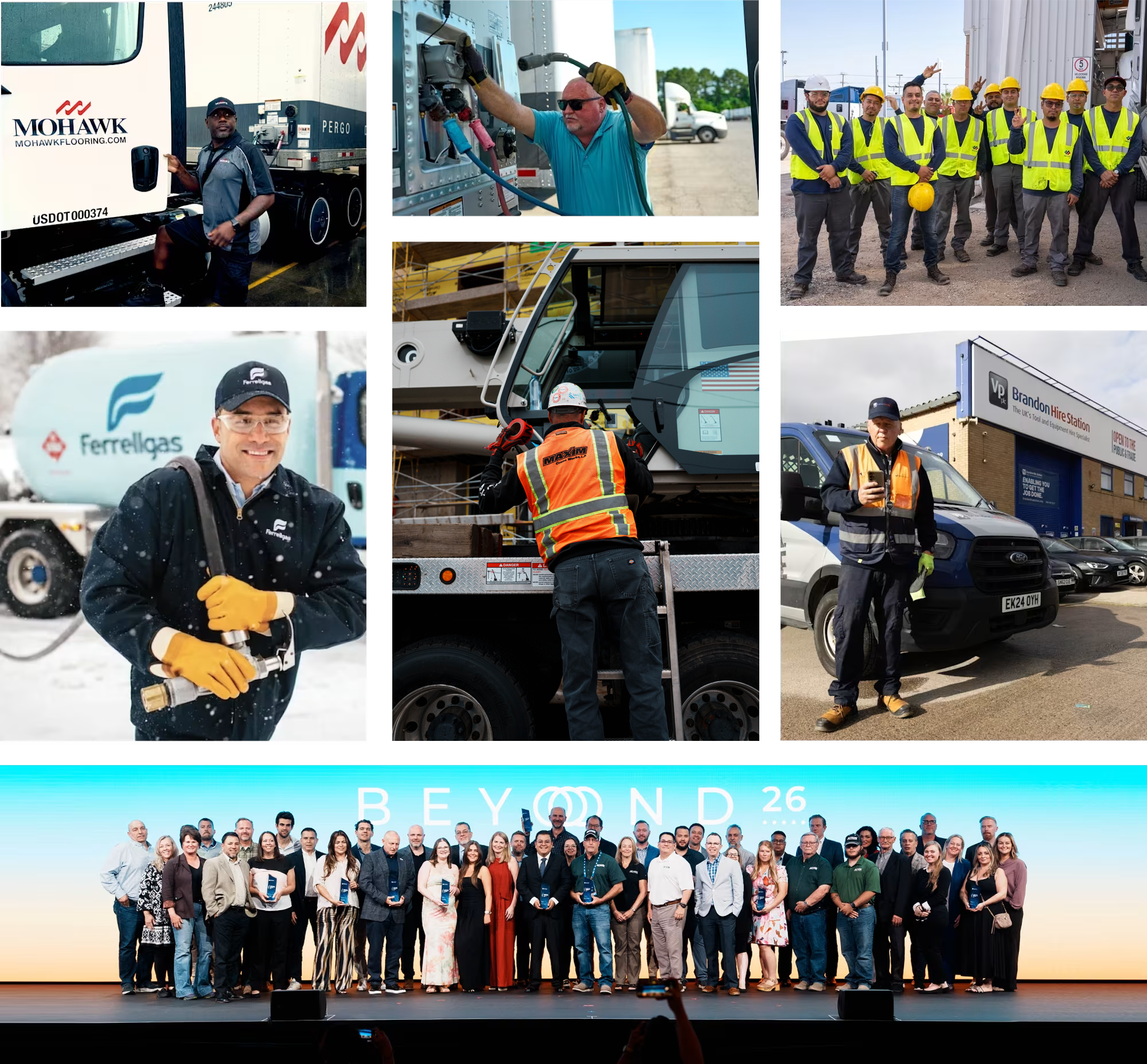 See last year Samsara Connected Operations Award winners at Samsara Beyond 2024