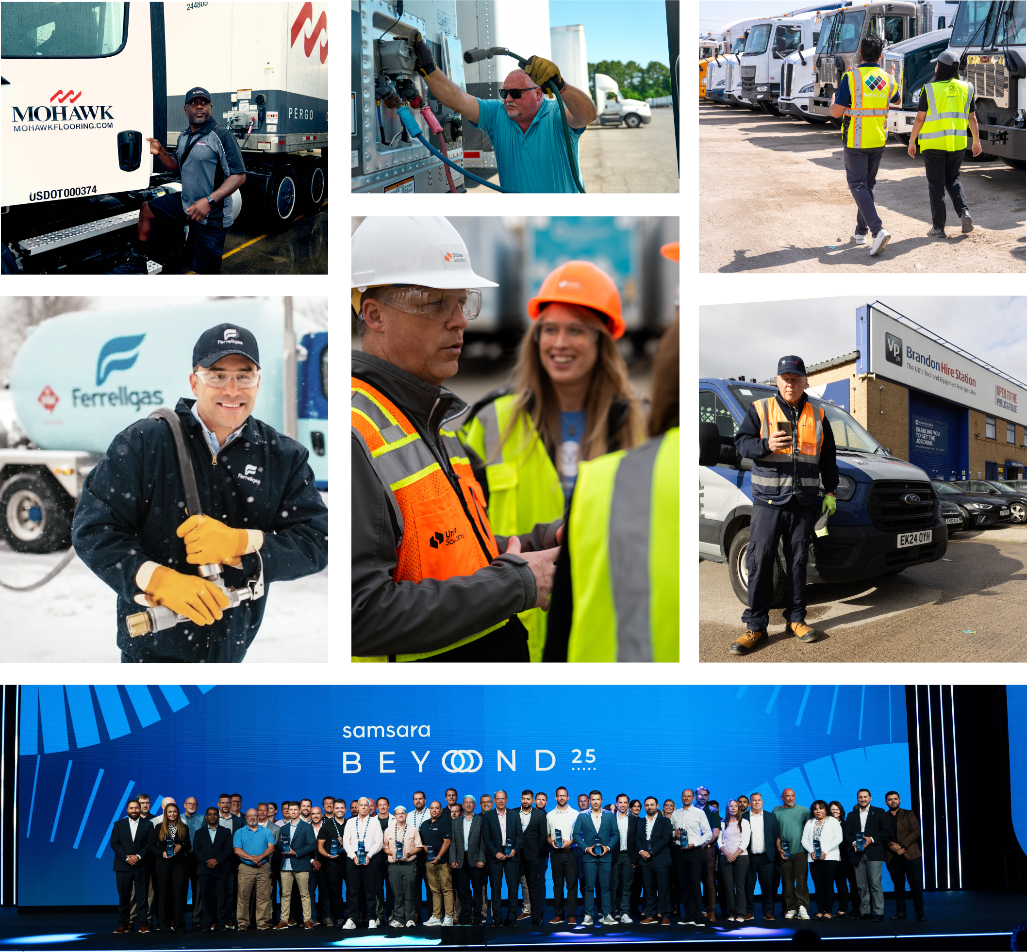 See last year Samsara Connected Operations Award winners at Samsara Beyond 2024