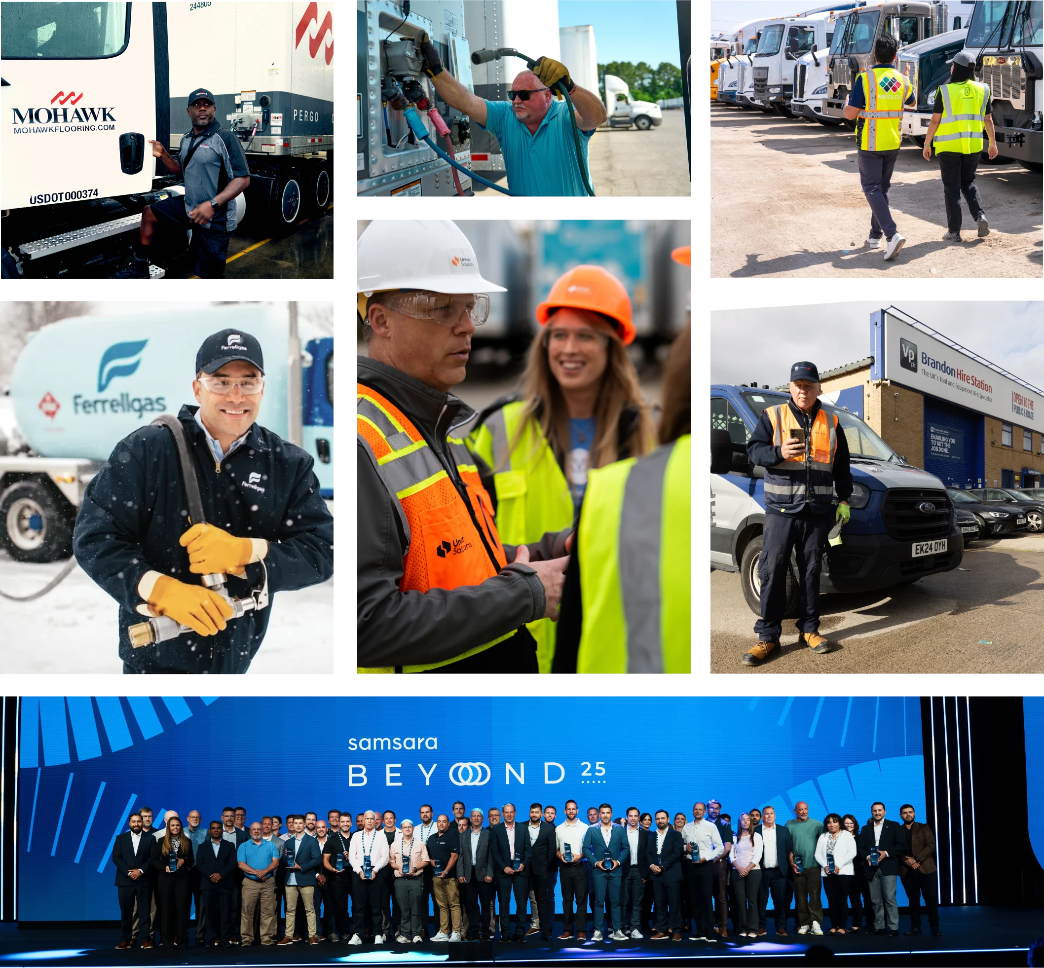 See last year Samsara Connected Operations Award winners at Samsara Beyond 2024