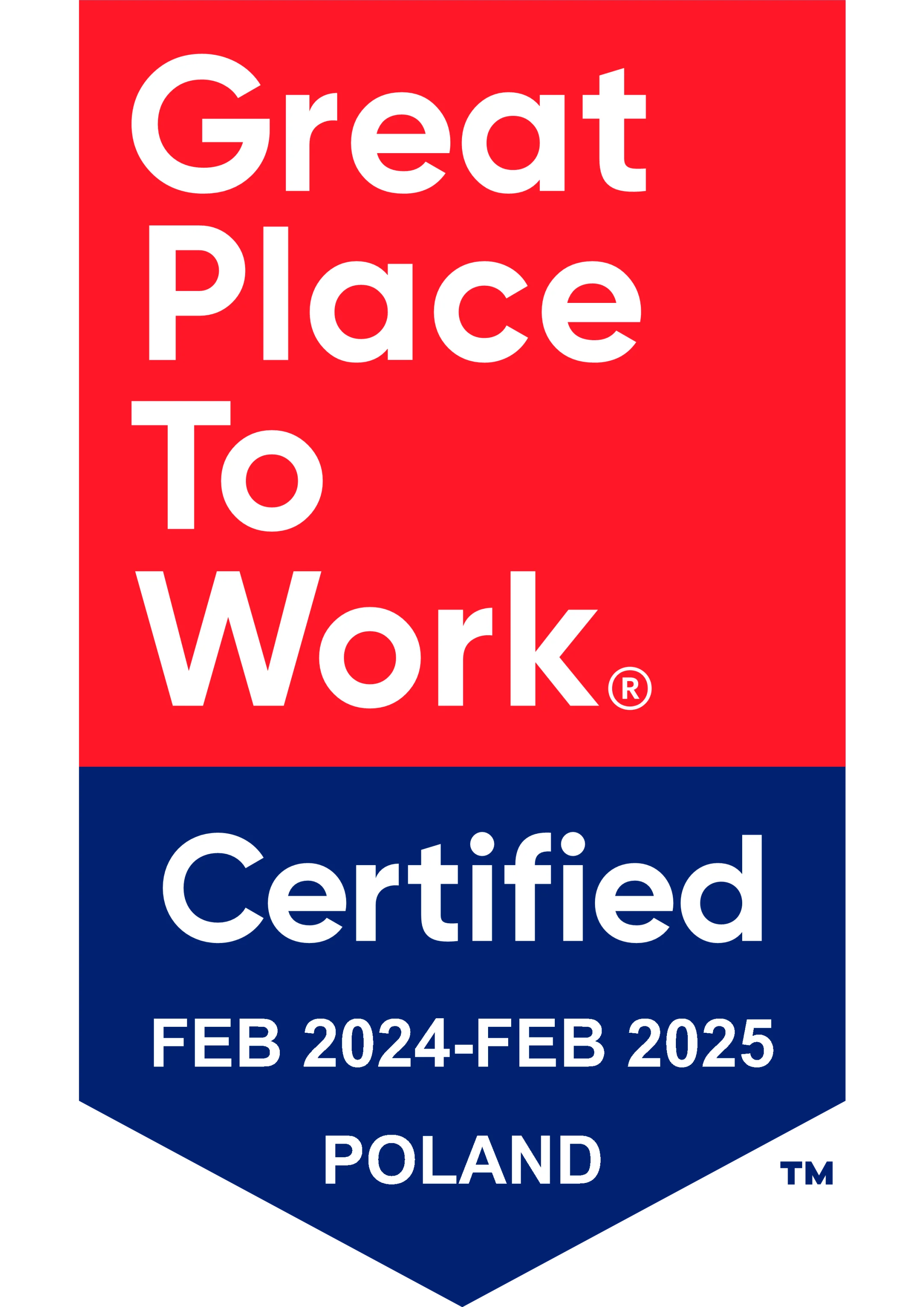 Great Place to Work Poland badge