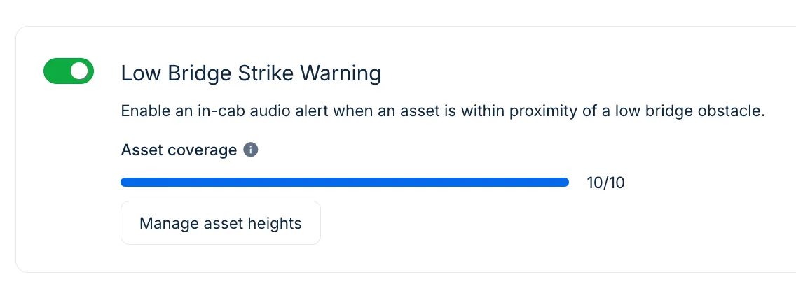 Low Bridge Strike Warning