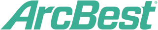 Logo ArcBest en vert sarcelle avec texte en italique stylisé affichant le nom de l'entreprise.