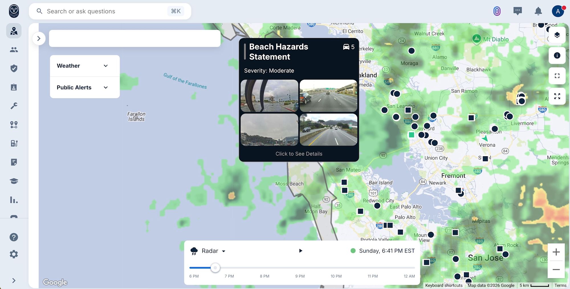 Floods screenshot for CA blog post