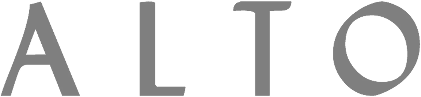 ALTO logo displayed in large gray sans-serif letters on a white background.