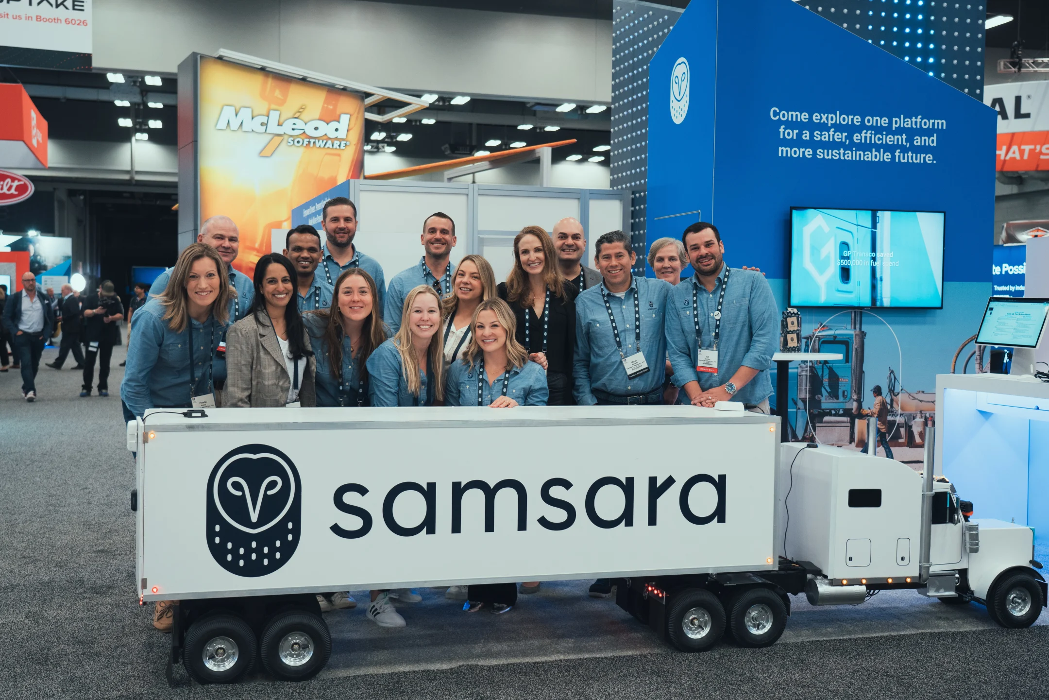 Samsara employees at American Trucking Association Conference