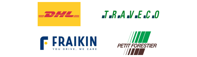 DHL, Traveco, Fraikin, Petit Forestier