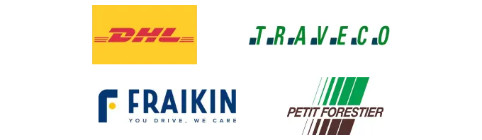DHL, Traveco, Fraikin, Petit Forestier