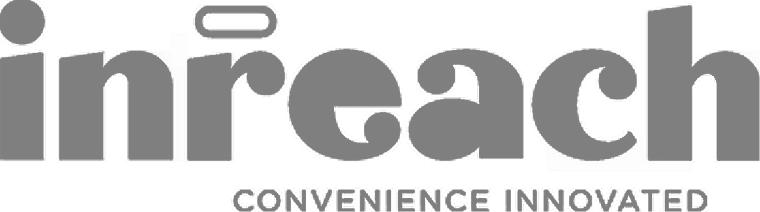 Inreach logo in gray with the tagline "Convenience Innovated" displayed below in bold lettering.
