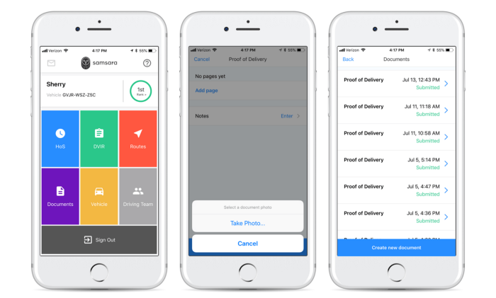 Proof of Delivery flow