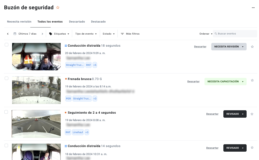 Informes de seguridad