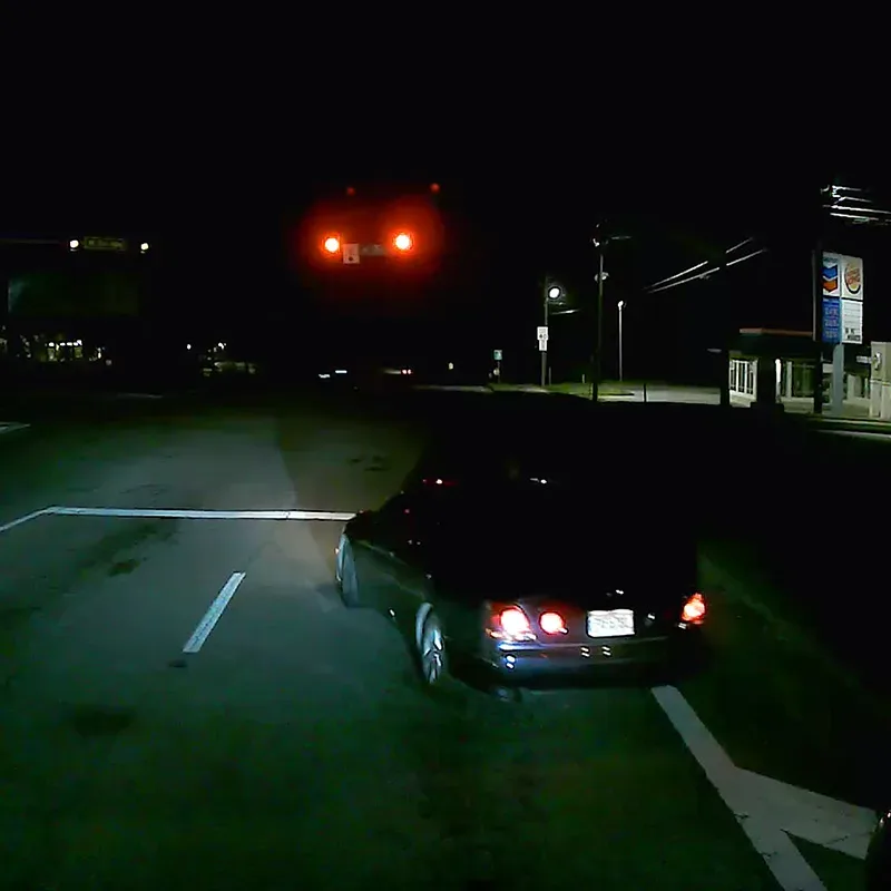 example of a low-light vision footage