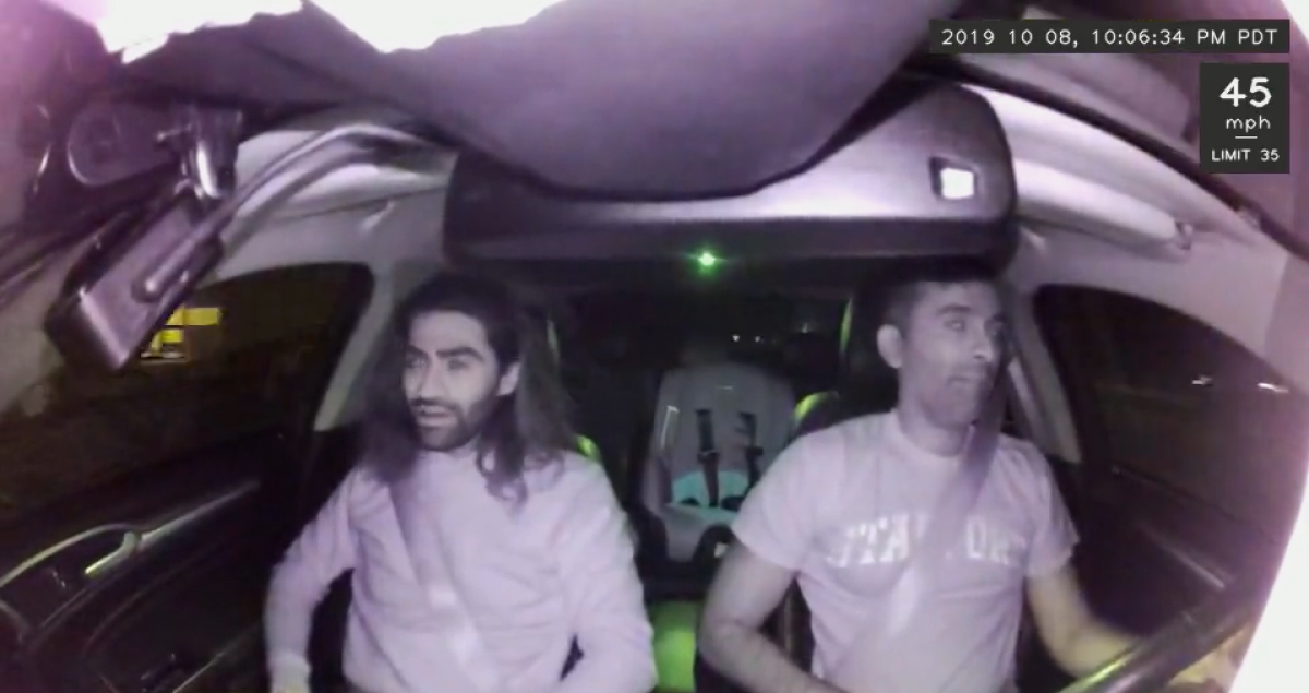 Still frame capture of Motive’s CEO and CPO using Samsara products.