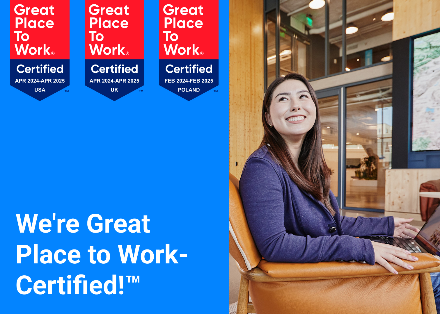 Great Place to Work Header 2024