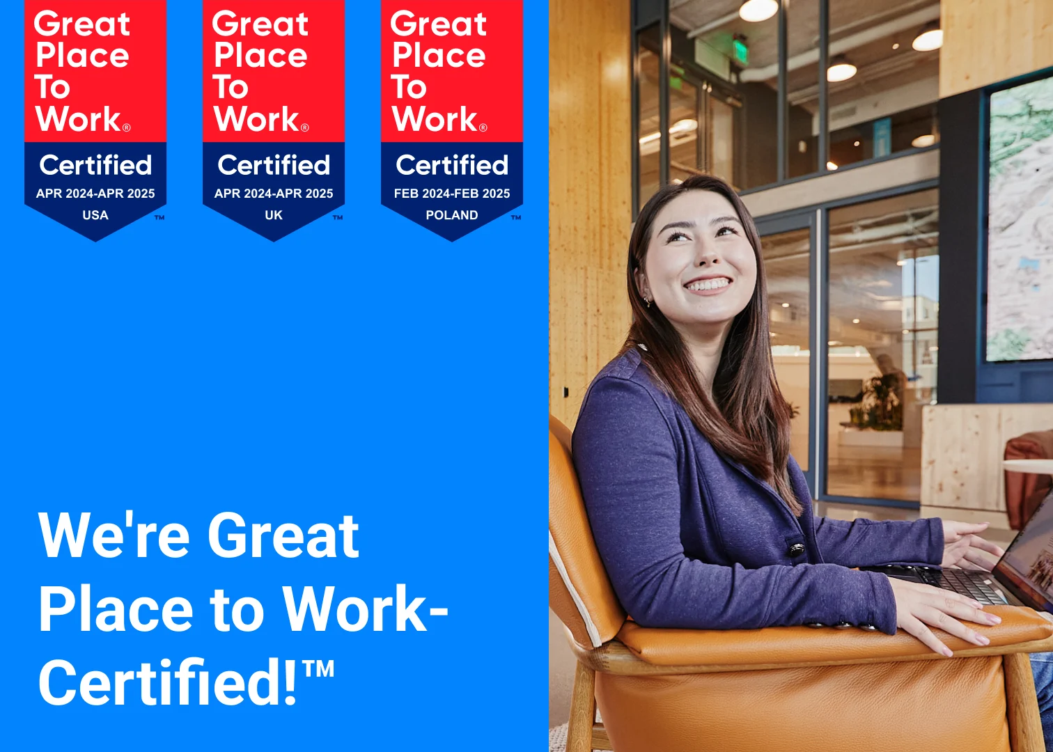 Great Place to Work Header 2024