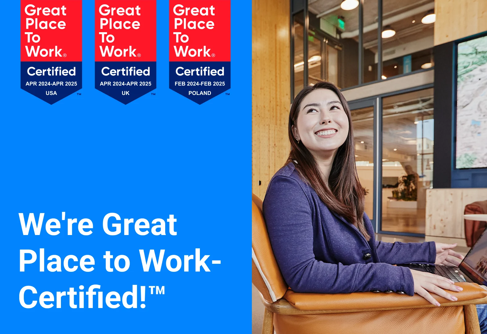 Great Place to Work Header 2024