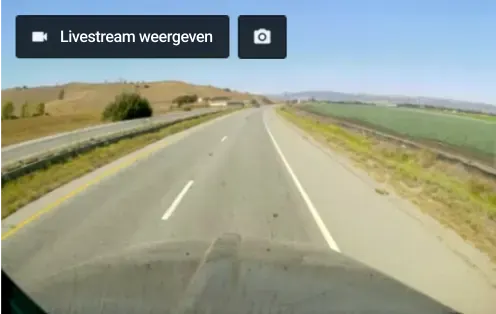 Rijd rechtstreeks vanaf het Samsara-dashboard virtueel mee met uw chauffeurs dankzij optioneel livestreamen.