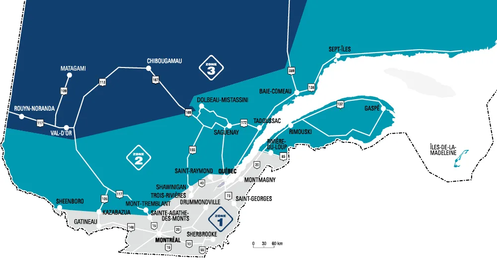 Dégel printanier au Québec