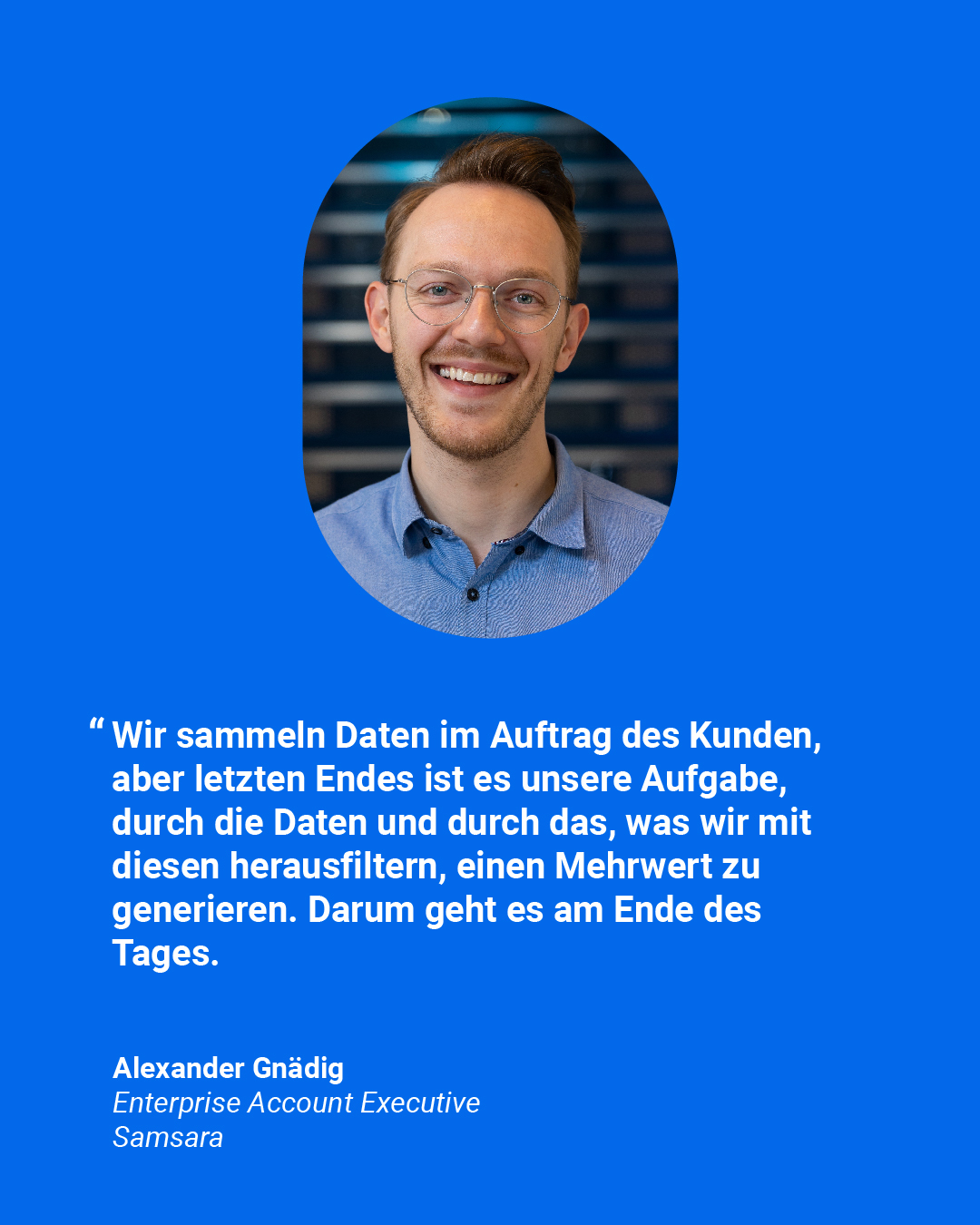 Alexander Gnädig, Enterprise Account Executive