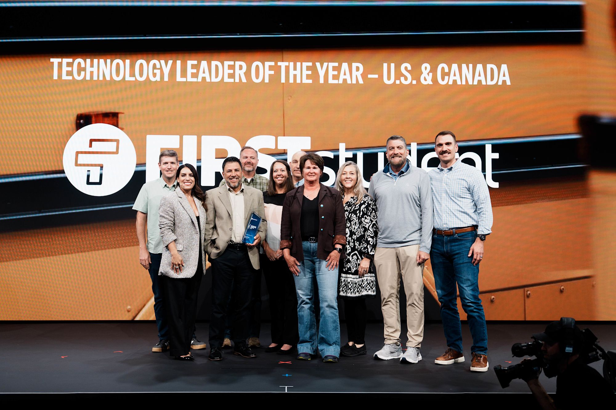 Customers being awarded at the Samsara Beyond 2025