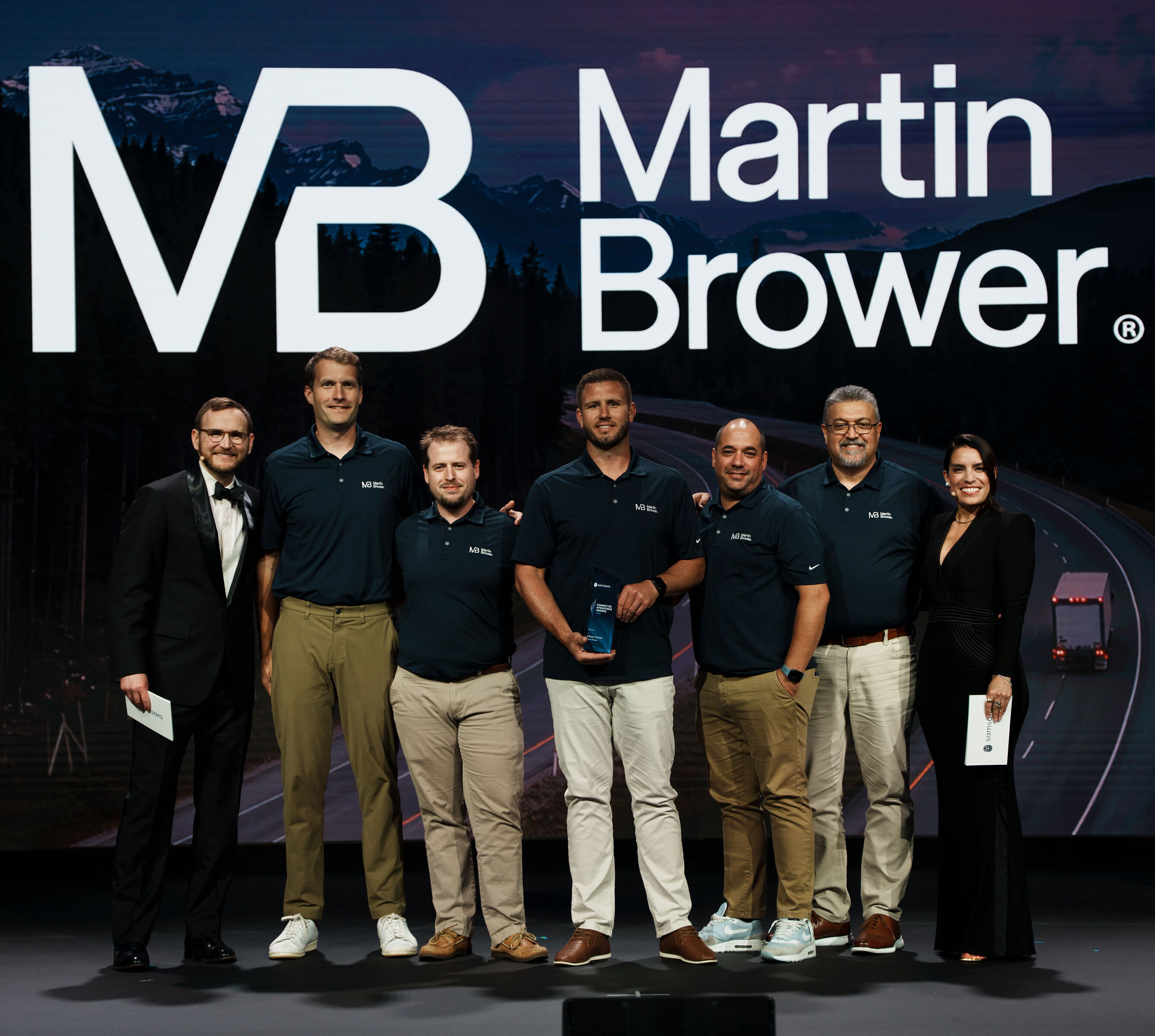 Customers being awarded at the Samsara Beyond 2025