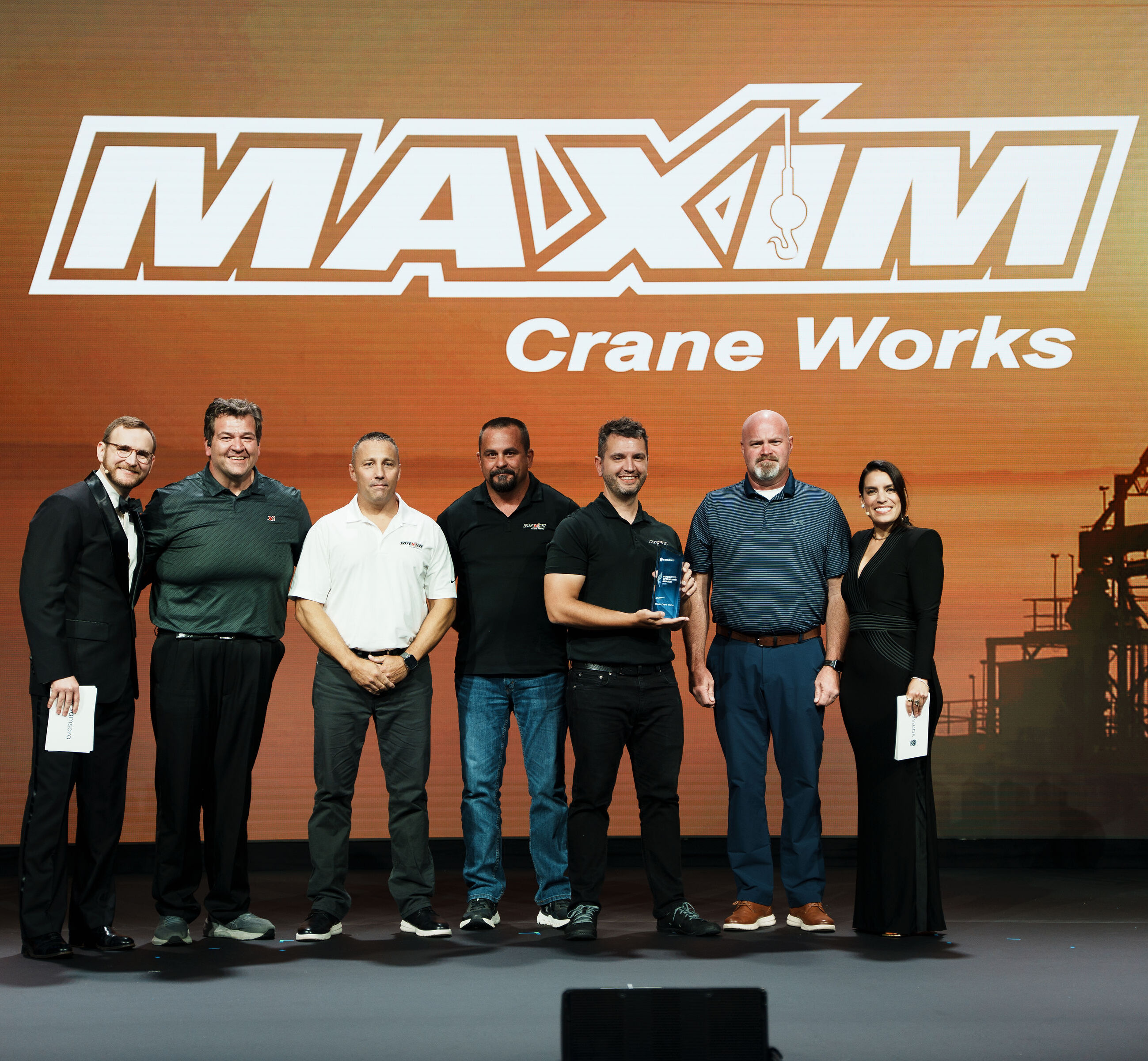 Customers being awarded at the Samsara Beyond 2025