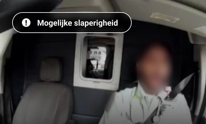 Mogelijke slaperigheidsdetectie met AI-dashcamera Antwoord 0 72 0° 100%