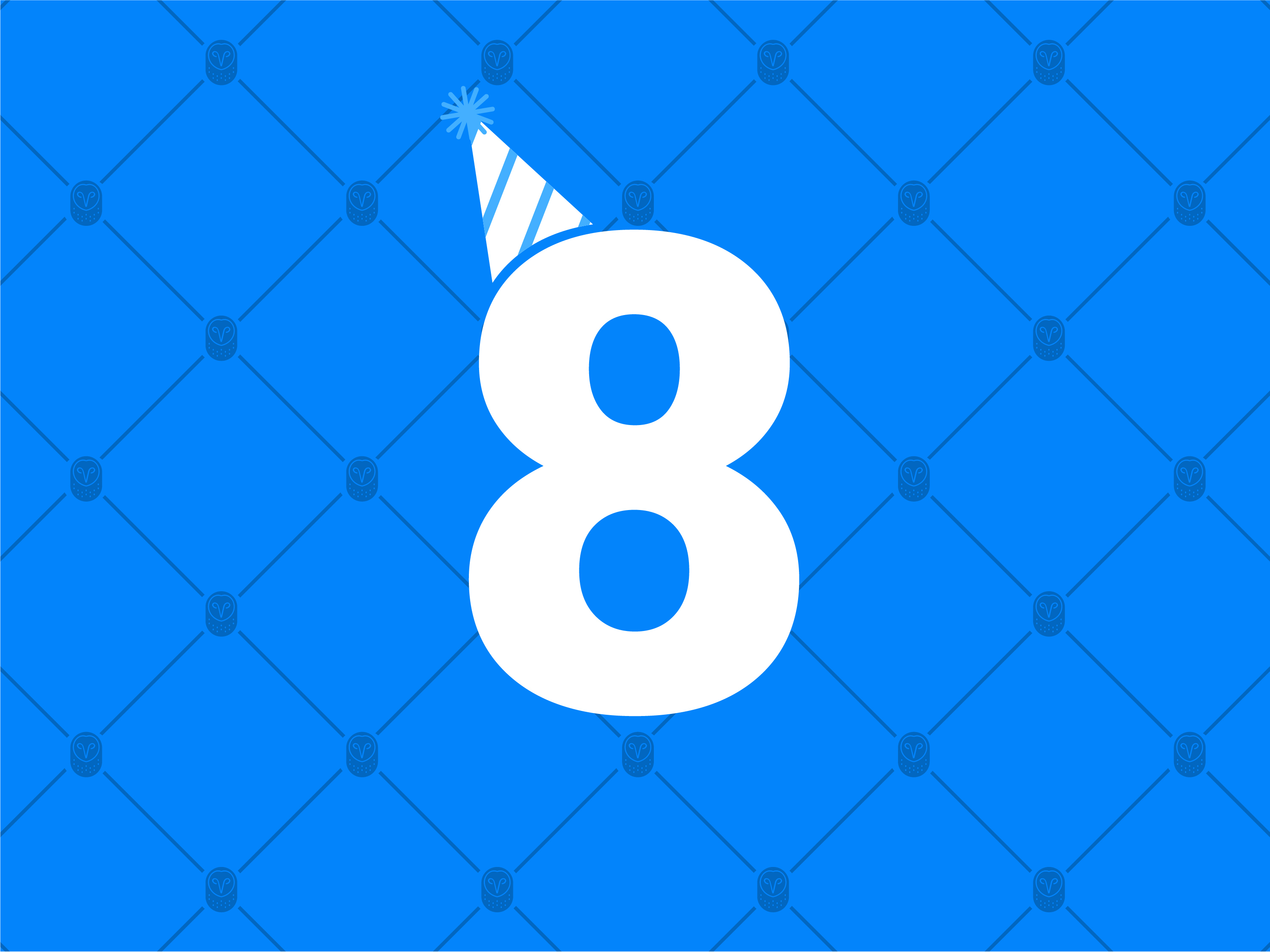 Samsara 8th anniversary banner