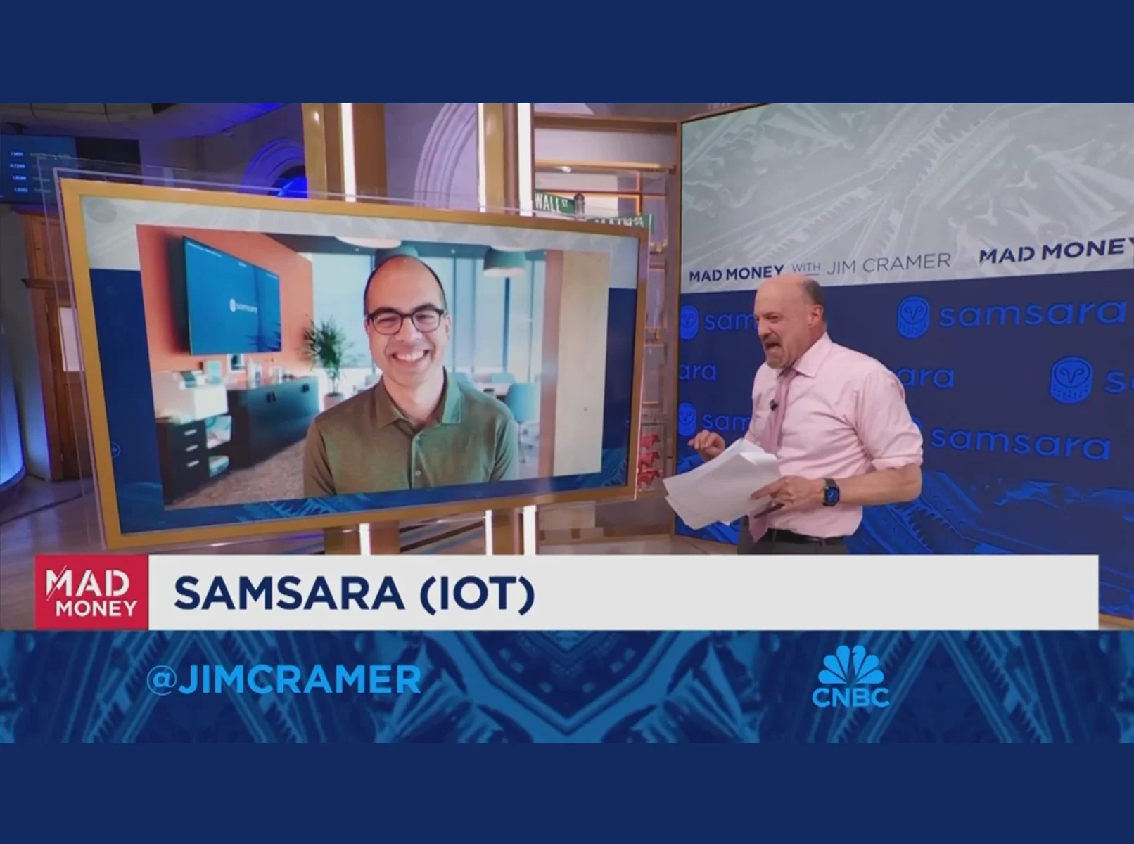 Samsara CEO Sanjit Biswas on Mad Money