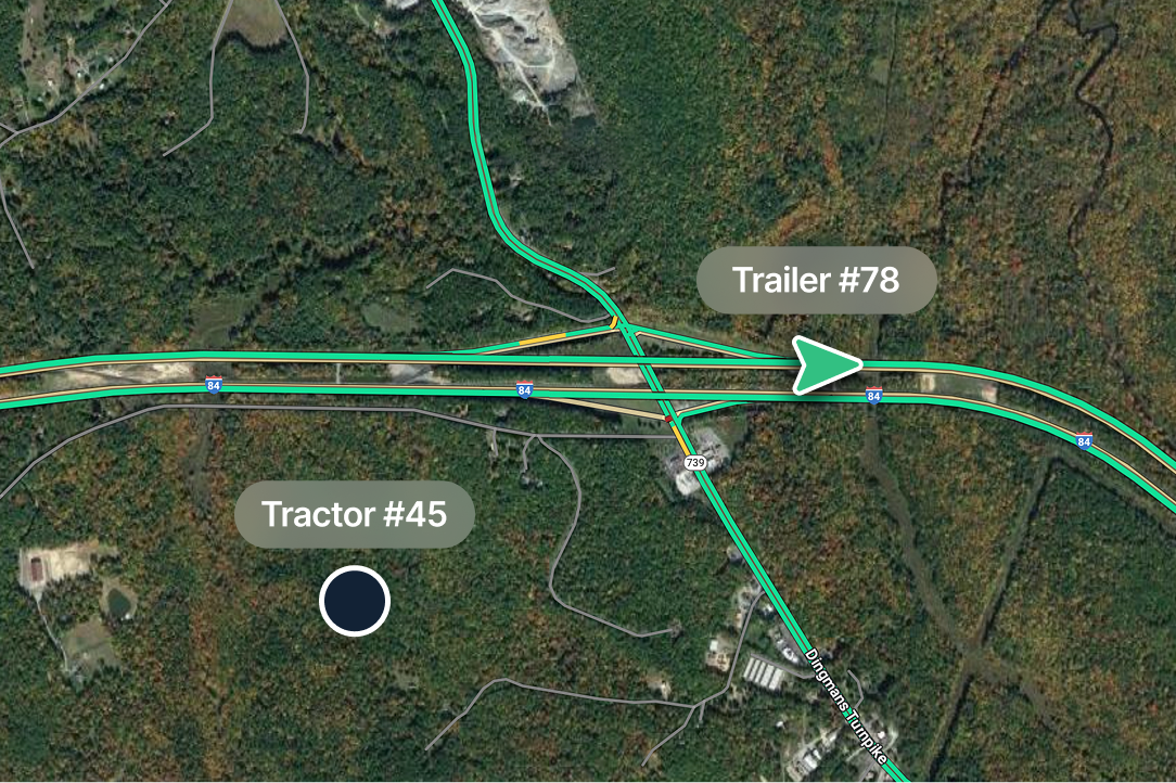 Samsara equipment tracking with geofence