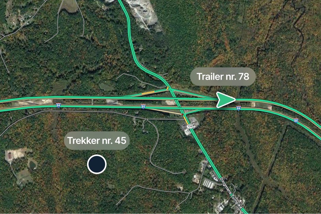 Samsara-apparatuurtracking met geofence