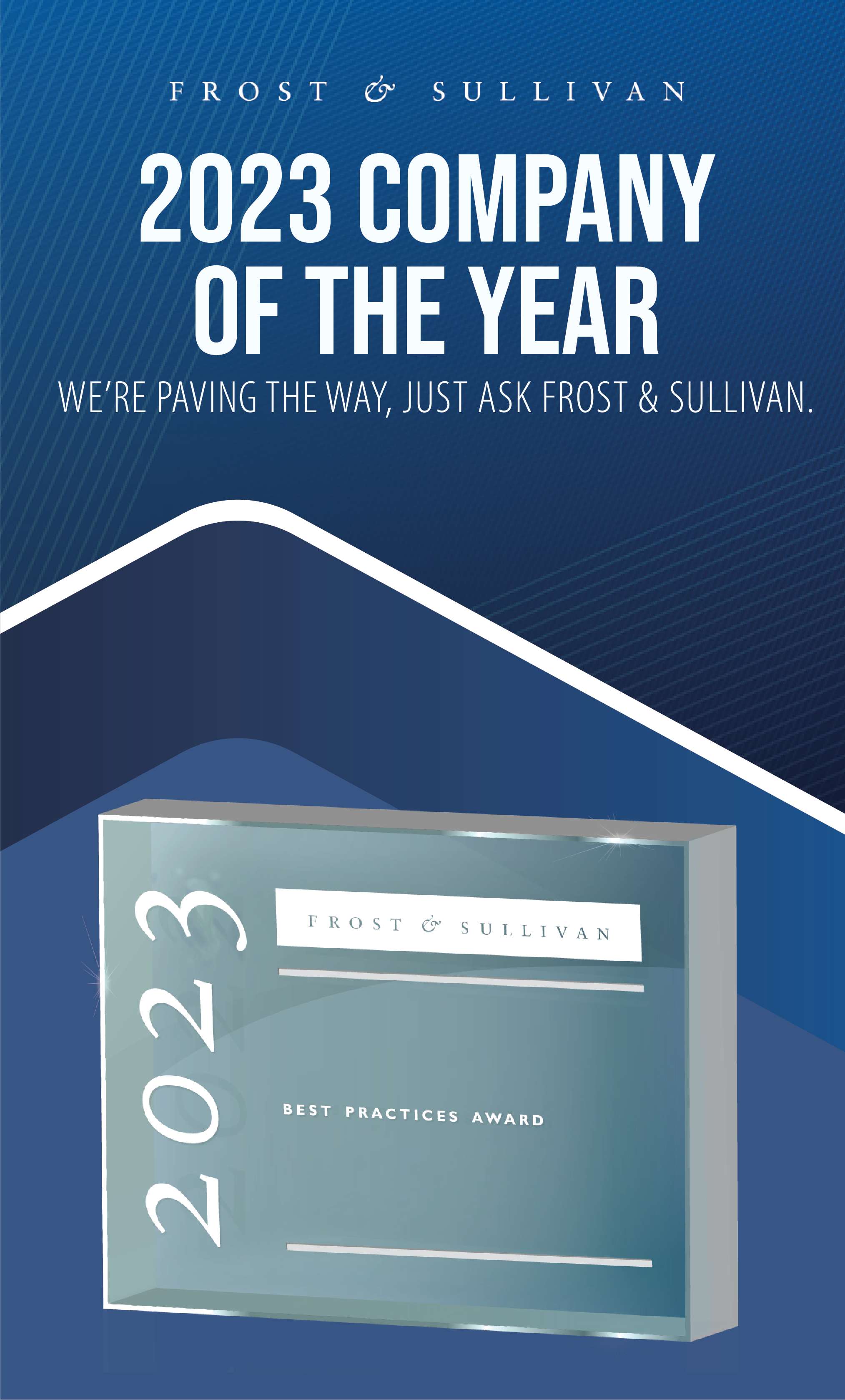 Frost & Sullivan Company of the Year Award 2023 Badge
