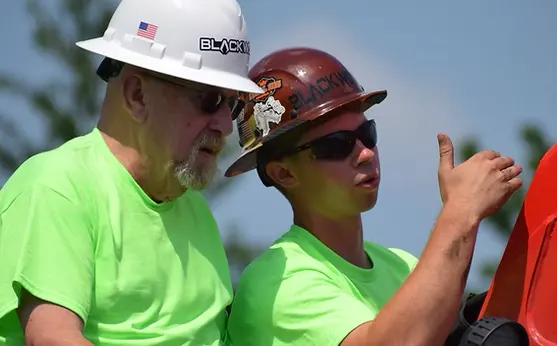 Workers onsite