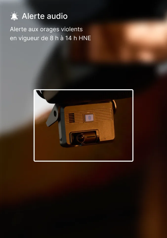 alerte audio en cabine