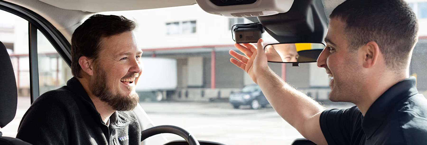 Dash Cam in Vehicle Cab