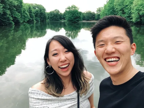 Catherine and me, visiting Piedmont Park