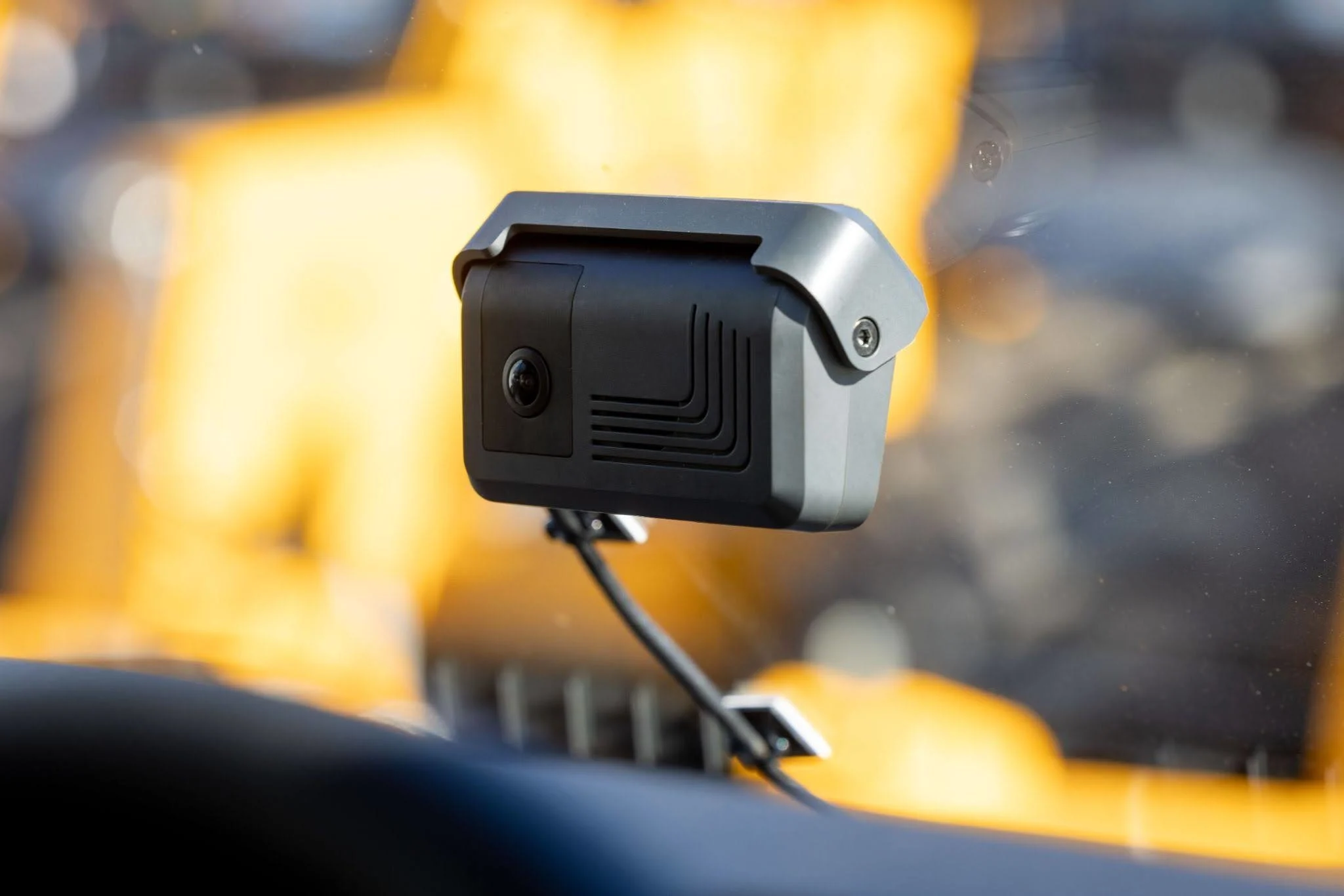 Samsara outdoor waterproof sensor on vehicle
