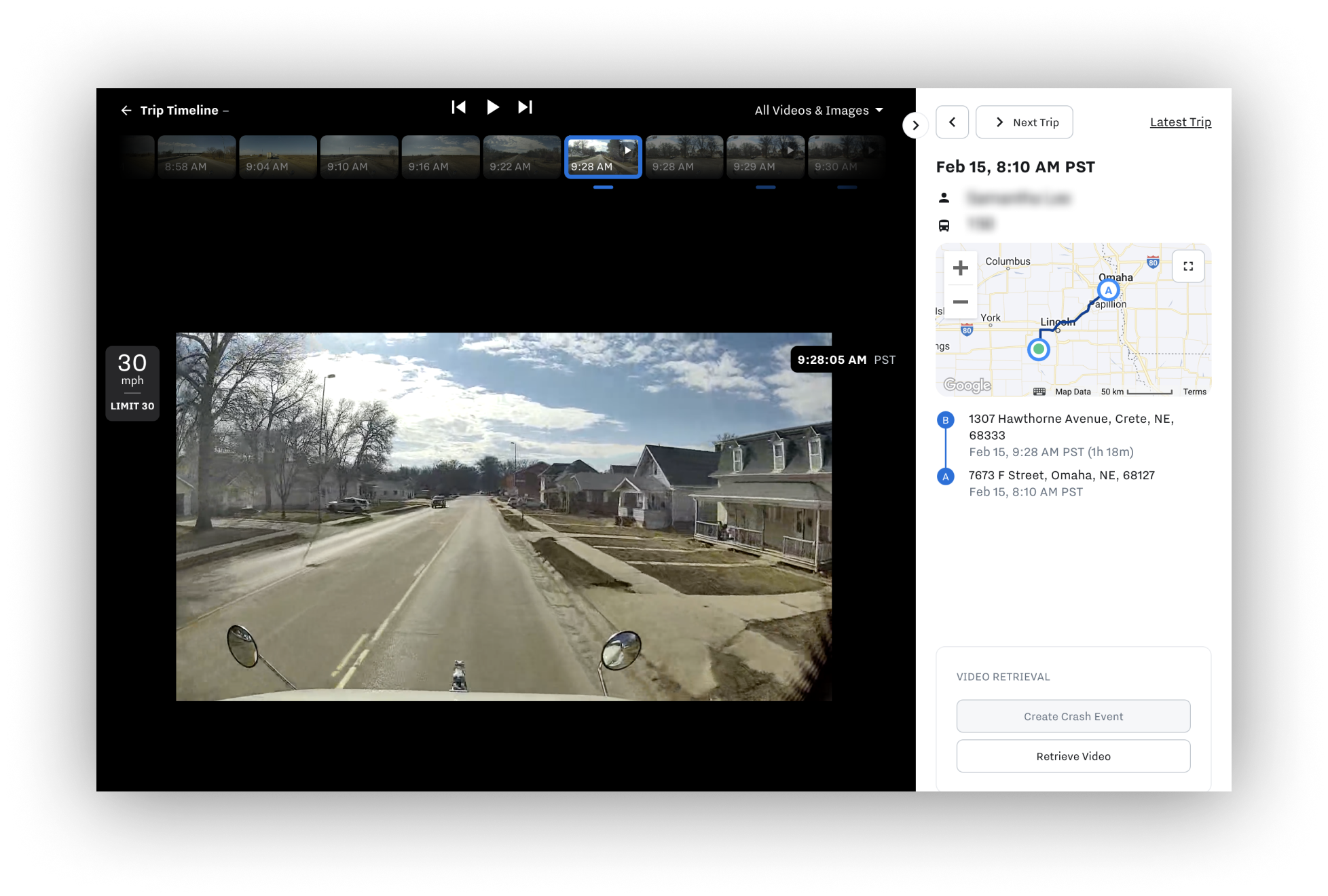 CM33 - Front-Facing AI Dash Cam Benefits Tab 1 Image