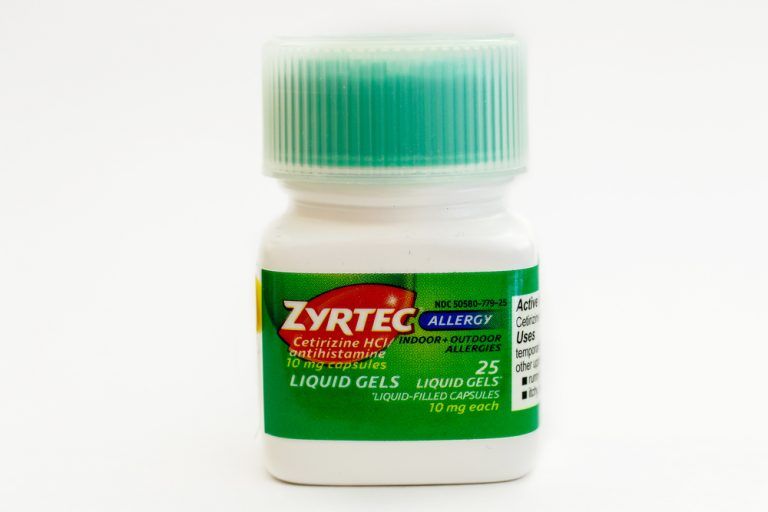 Zyrtec bottle