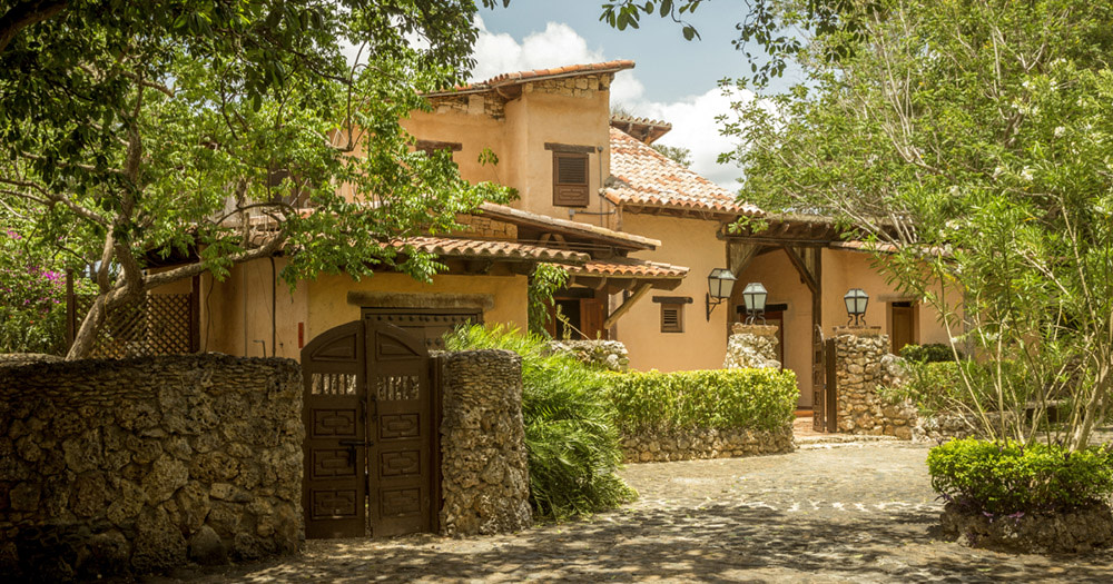 A Mediterranean or Spanish Style House
