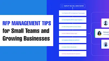 RFP Management Tips for Small Teams and Growing Businesses