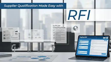 19 march Supplier Qualification Made Easy with RFI