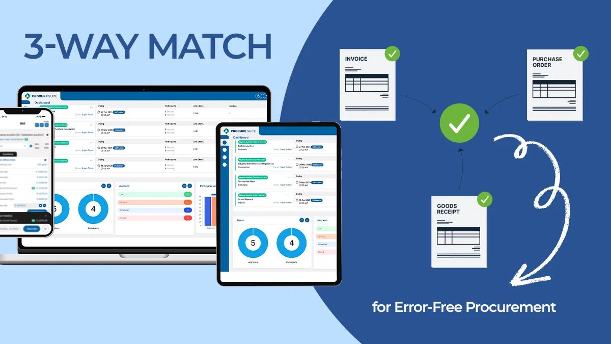 3-Way Match for Error-Free Procurement