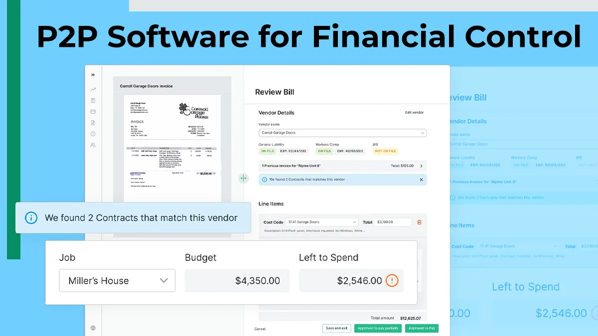 P2P Software for Financial Control